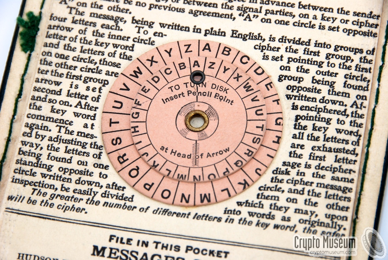 US Army Cipher Disk