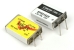 Original battery (left) and replacement battery (right)