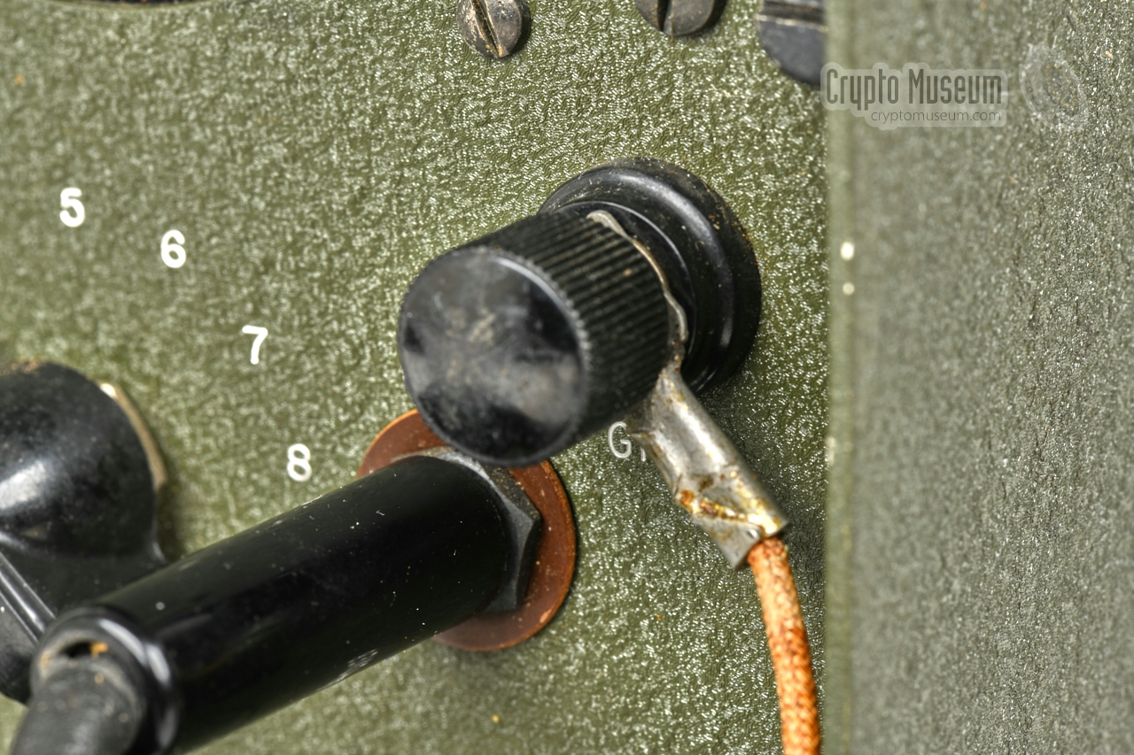 Ground wire connected to receiver