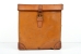 Leather storage case, front view