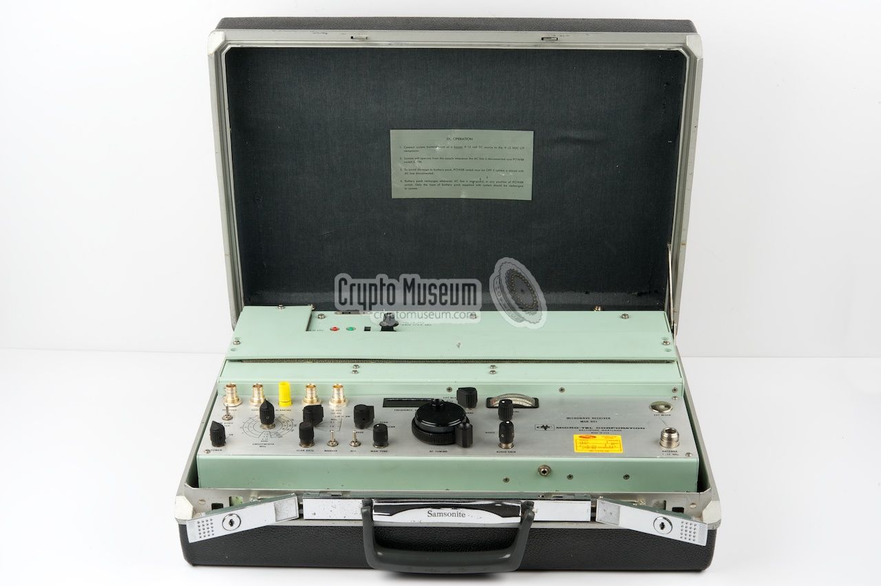 Micro-Tel MSR-901 in Samsonite briefcase