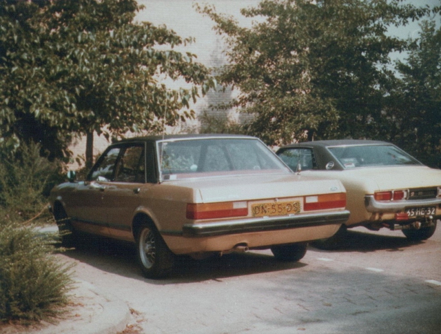BeigeFord Granada with licence plate DN-55-DS (source unknown)