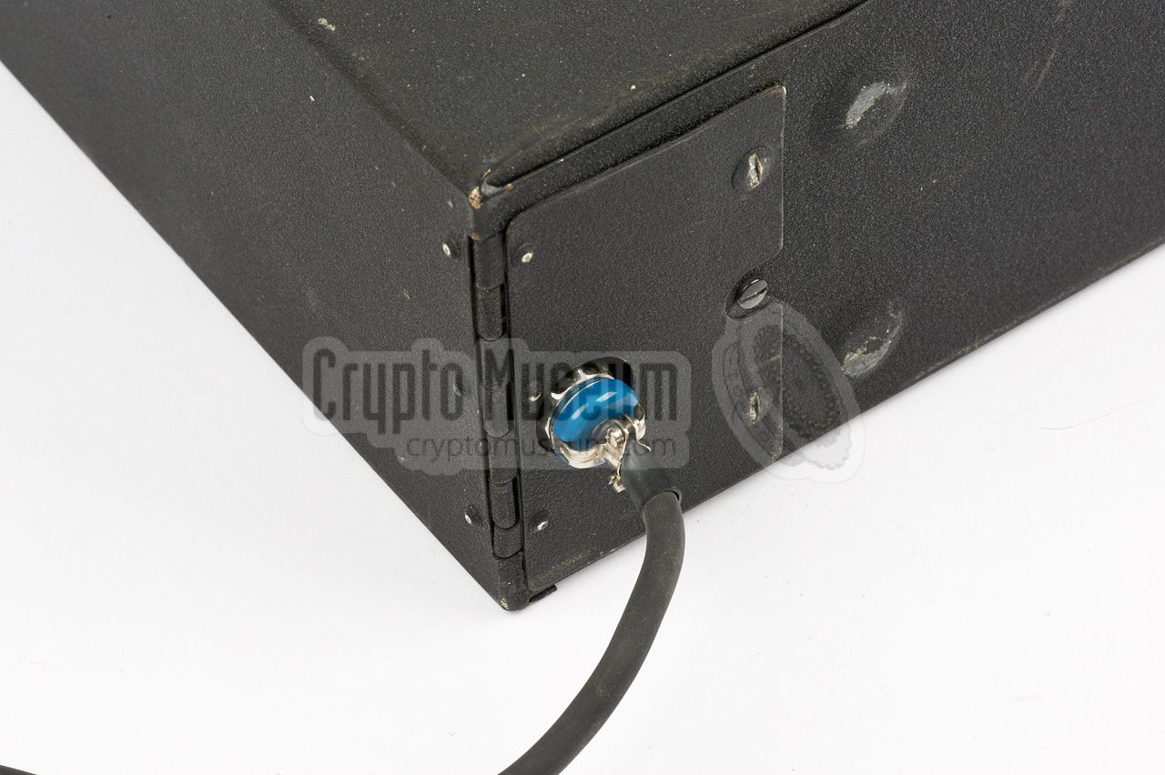 Power cable connected to the PSU at the rear