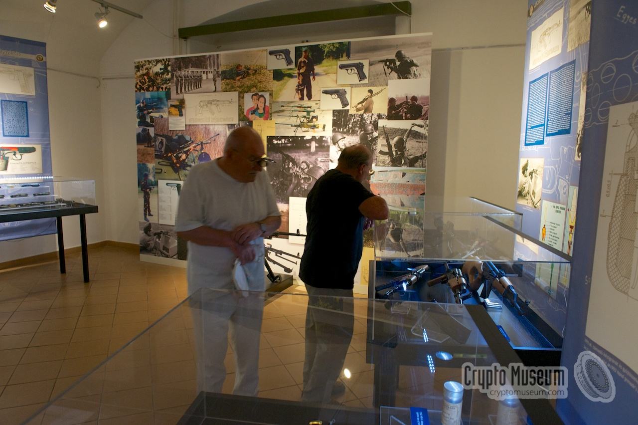 A view inside the museum