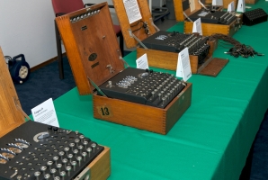 Different Enigma models side-by-side