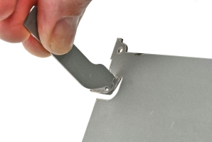Bend the rearmost mounting stub inwards by 90 degrees