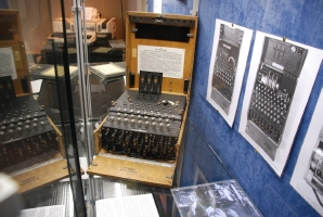 The WWII Enigma Machine in public display