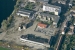 Aerial image of the former Funkwerk Köpenick factory in 2009, shortly before it was demolished. Photograph via Bing Maps.