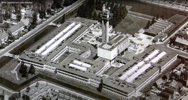 The Dr. Neher Laboratory complex around 1955. Source unknown.