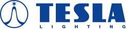 Company logo of the current Tesla Lighting factory