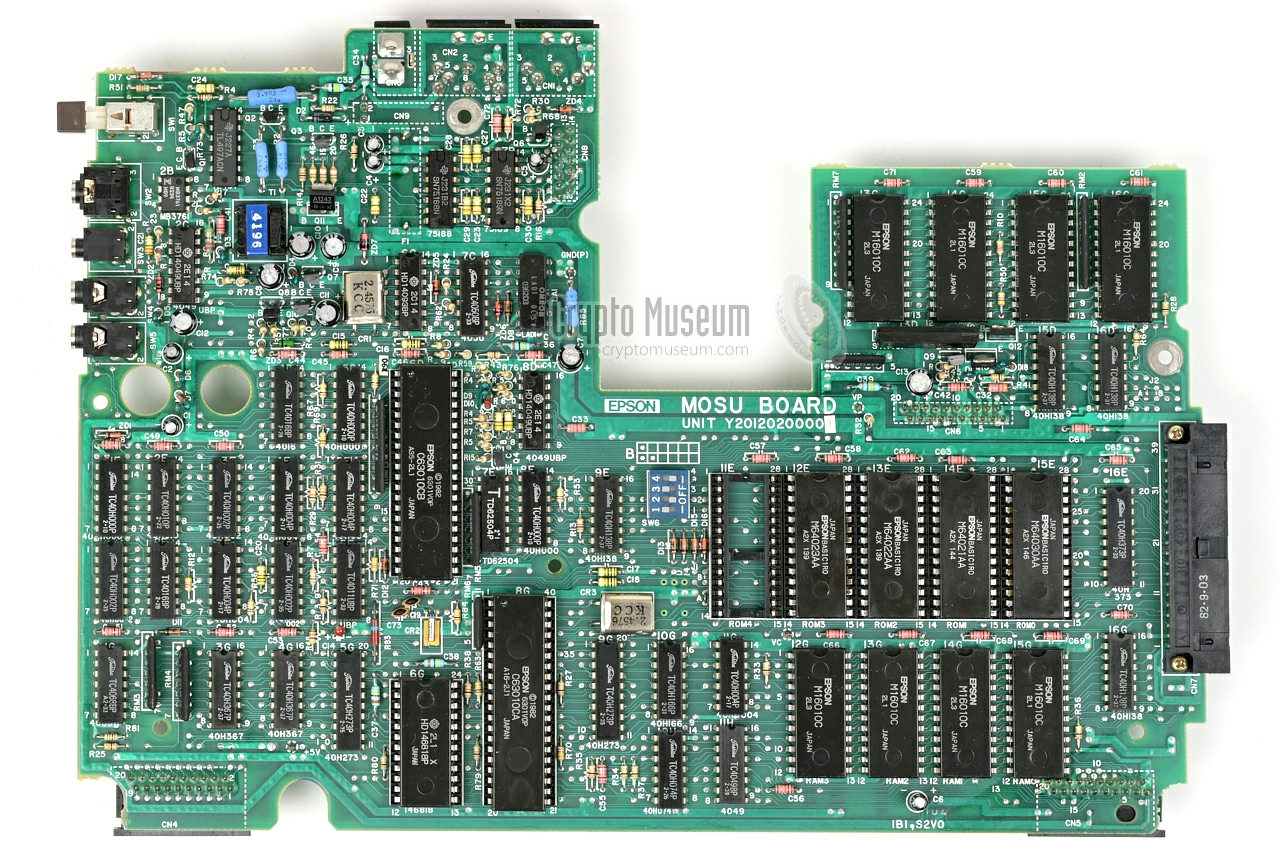 Main board (component side)