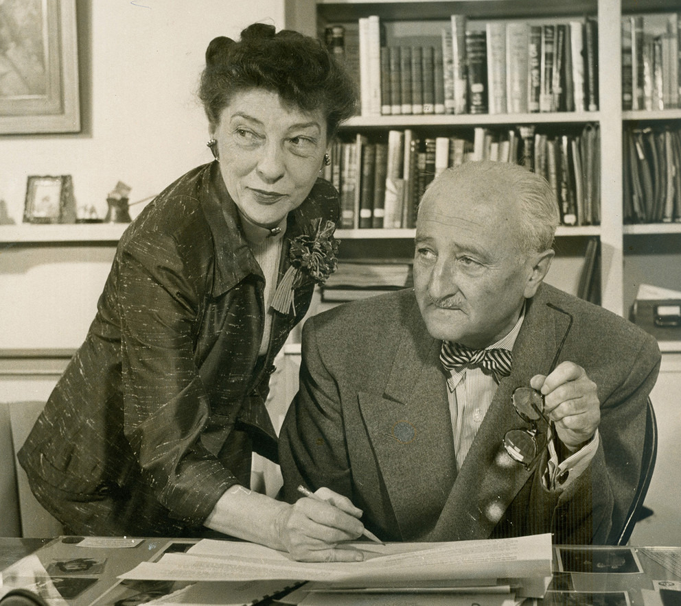 William and Elizebeth Friedman in their house in Washington in July 1956
