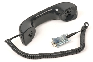 Handset with shielded connector