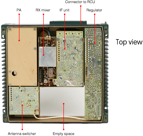 Top view of the AEG FuG-8