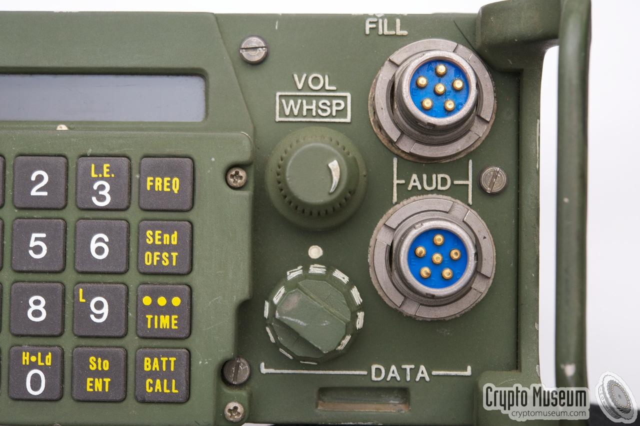 Front panel of the RT-1439, showing the two audio connectors with their combined functions.