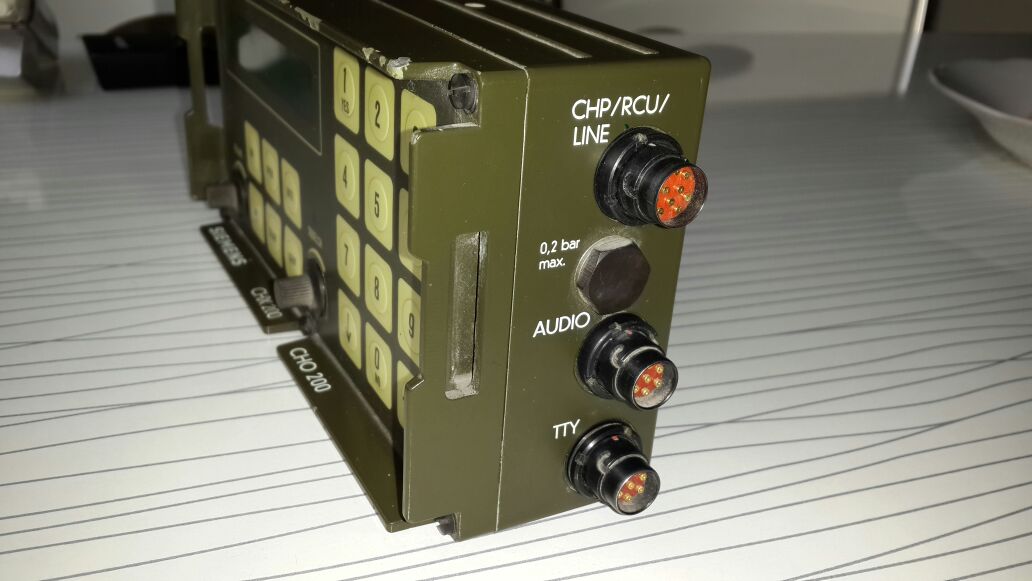 CHO-200 controller (connections). Photograph kindly supplied by Jim Meyer [1]