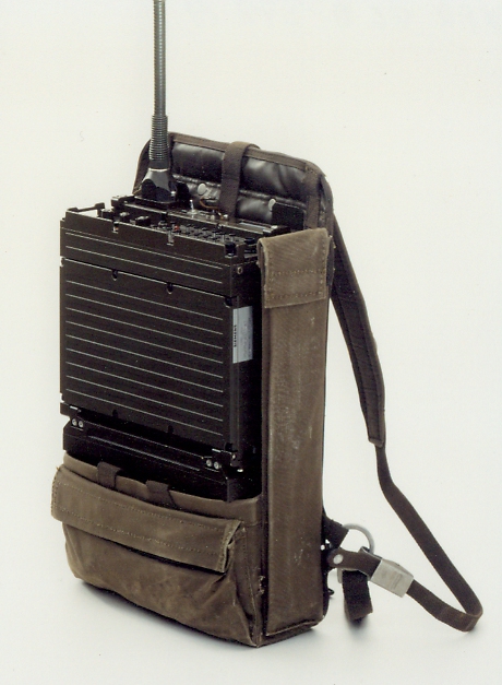 CHX-200 manpack setup. Photograph kindly supplied by Jim Meyer [1]