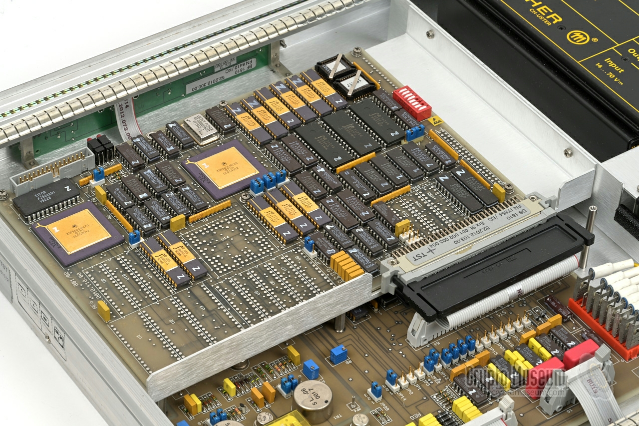 Upper PCB in cradle
