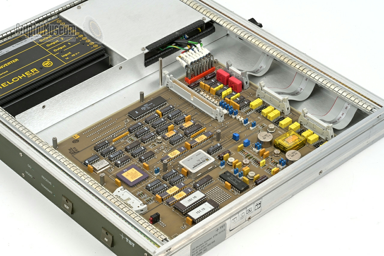 Lower PCB mounted at the bottom of the enclosure