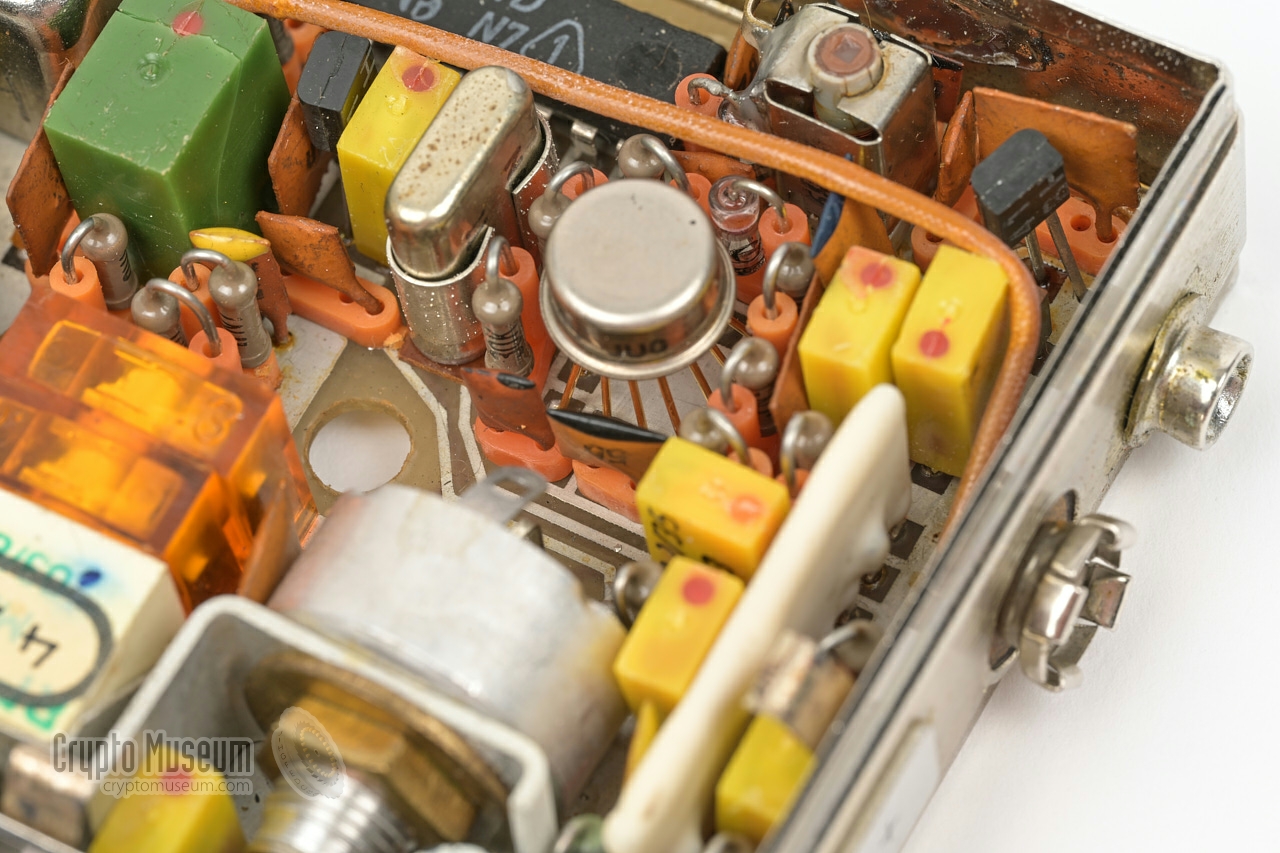 10.7 MHz crystal and AF amplifier