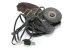 The standard headset (normally stored in one of the pockets of the backpack)