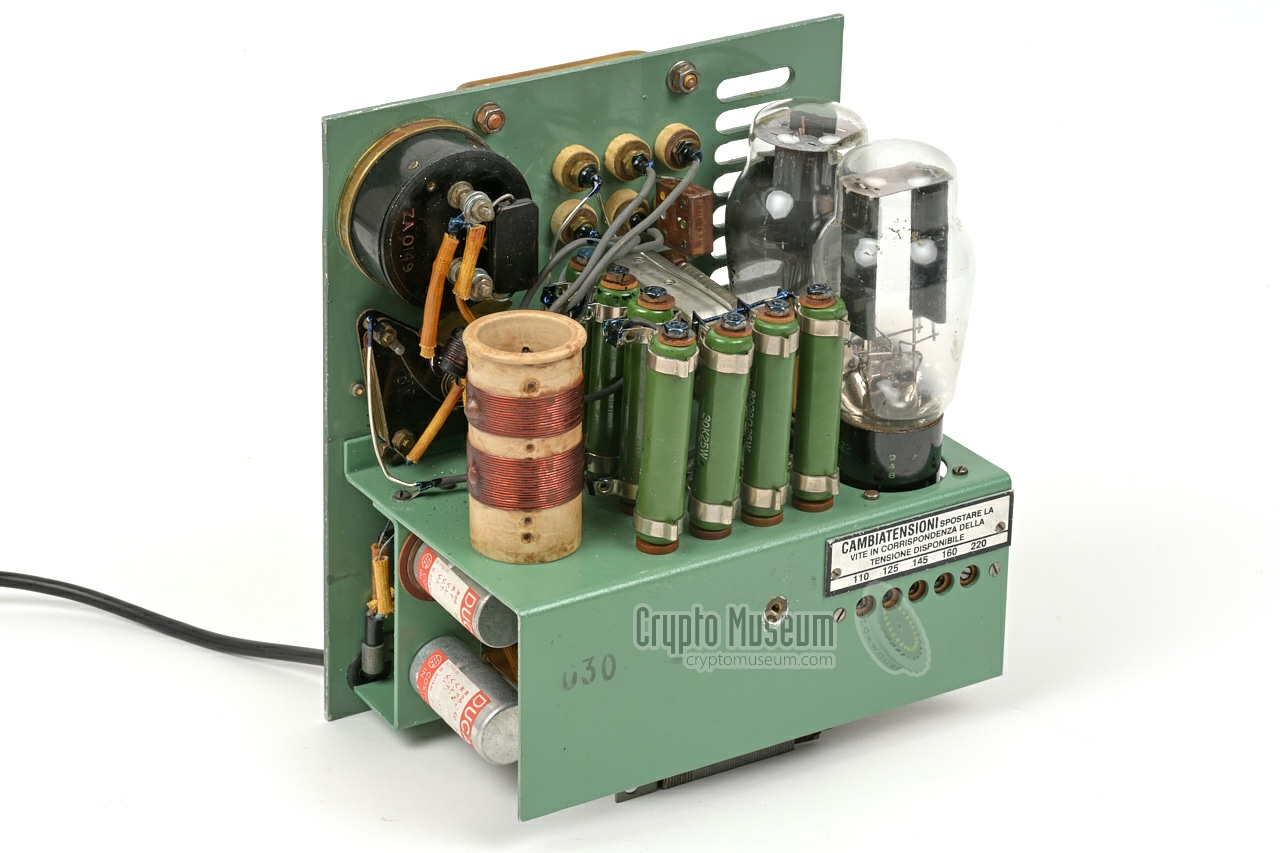 Transmitter interior - rear view