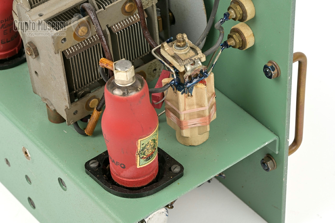 Receiver interior - left view