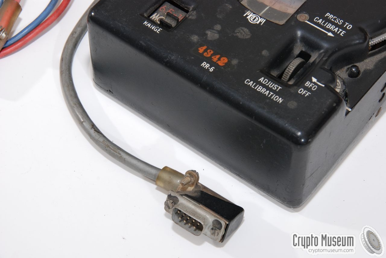 Close-up of the sub-D connectors replacing the original circular plugs