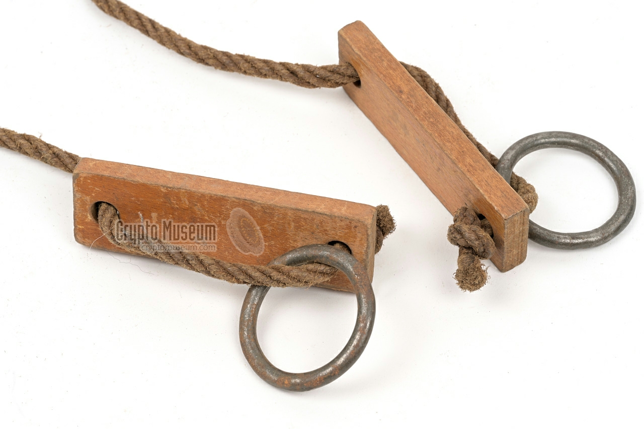 Spanners at the end of the guy wires