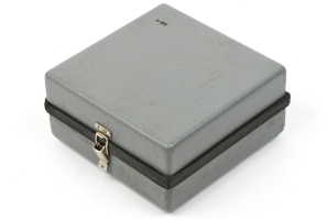 Metal watertight storage container with RR-49 receiver