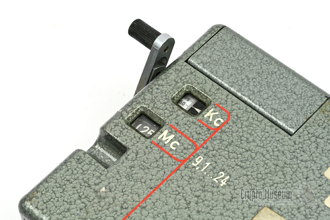 Crank in operational position