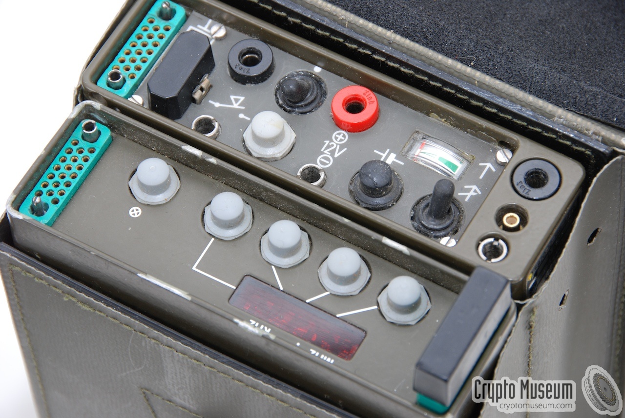 The S-6800 transmitter and the KS-30 synthesizer in their pockets
