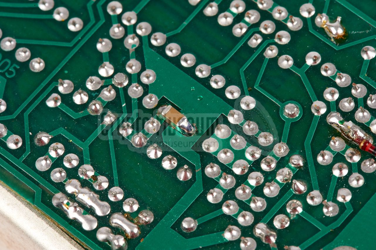 10�F capacitor added between the top of R19 and ground