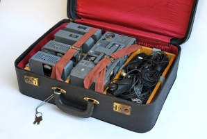 TR-TG-2A packed in suitcase