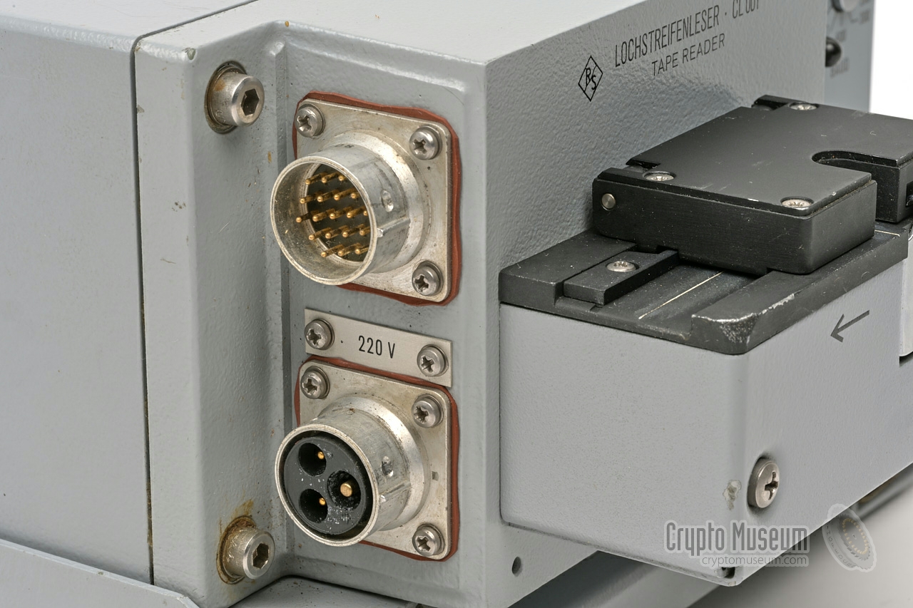 Sockets for mains and interface