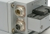 Sockets for mains and interface